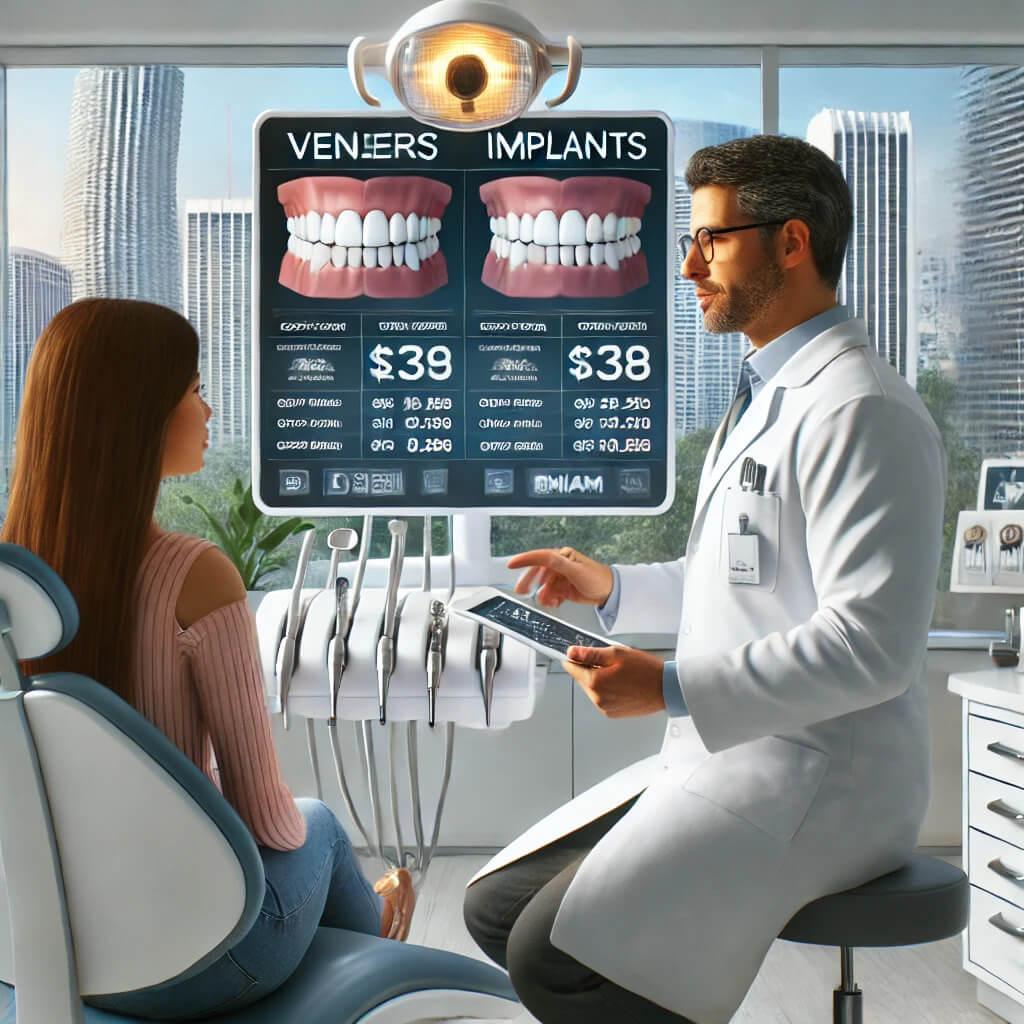 Veneers vs. Implants: Cost Comparison in Miami
